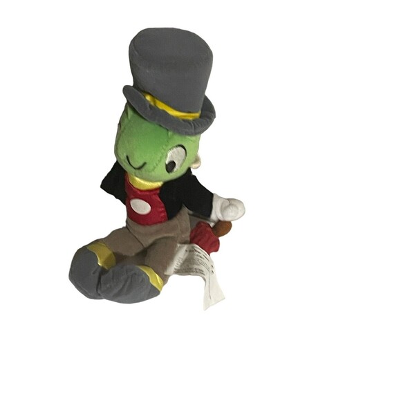 Vintage Disneyland Walt Disney World Jiminy Cricket Plush Stuffed Pinocchio 9” - Picture 15 of 16